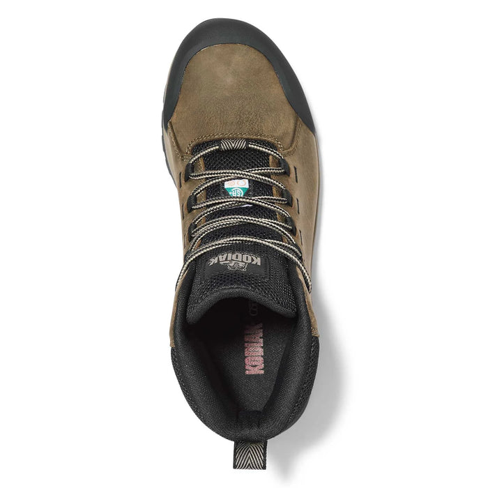Kodiak® Women's Quest Bound Mid Waterproof Composite Toe Hiker Safety Work Boot - Fossil - 837AFS