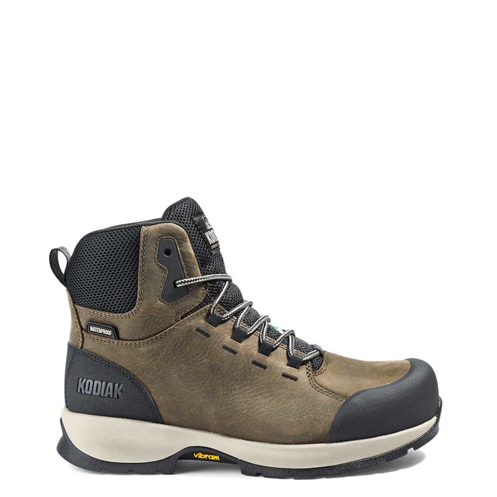 Kodiak® Women's Quest Bound Mid Waterproof Composite Toe Hiker Safety Work Boot - Fossil - 837AFS