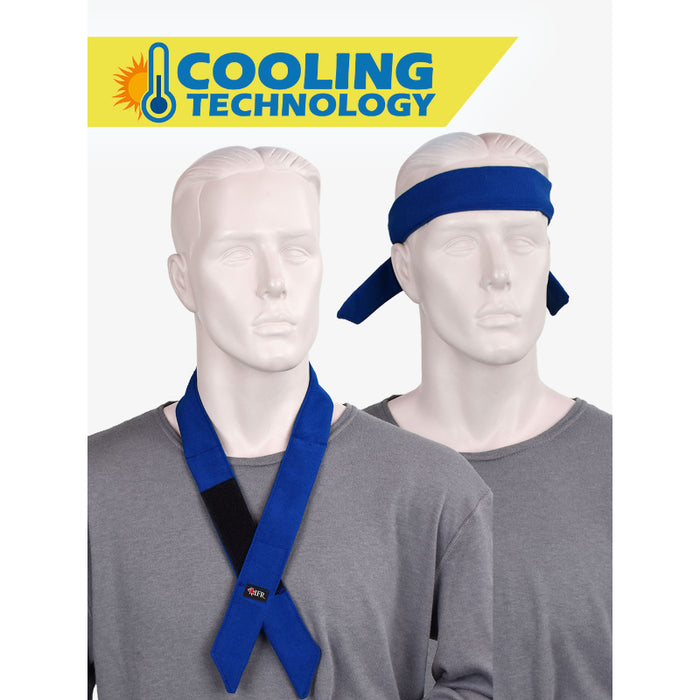 IFR Workwear® Non Fr Cooling Neckband or Headband - Style 180 -  blue