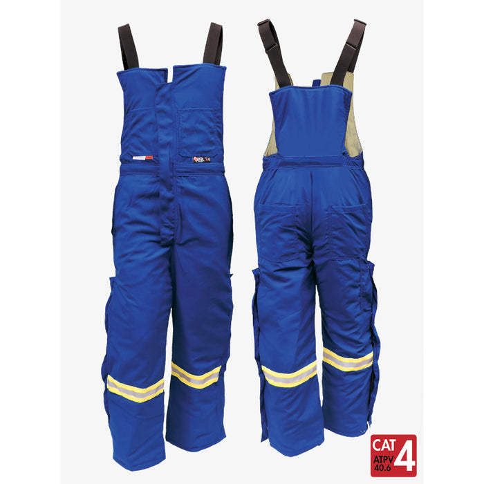 IFR Workwear® Nomex® 6 OZ Insulated Bib Pants -  Style 225 - Blue