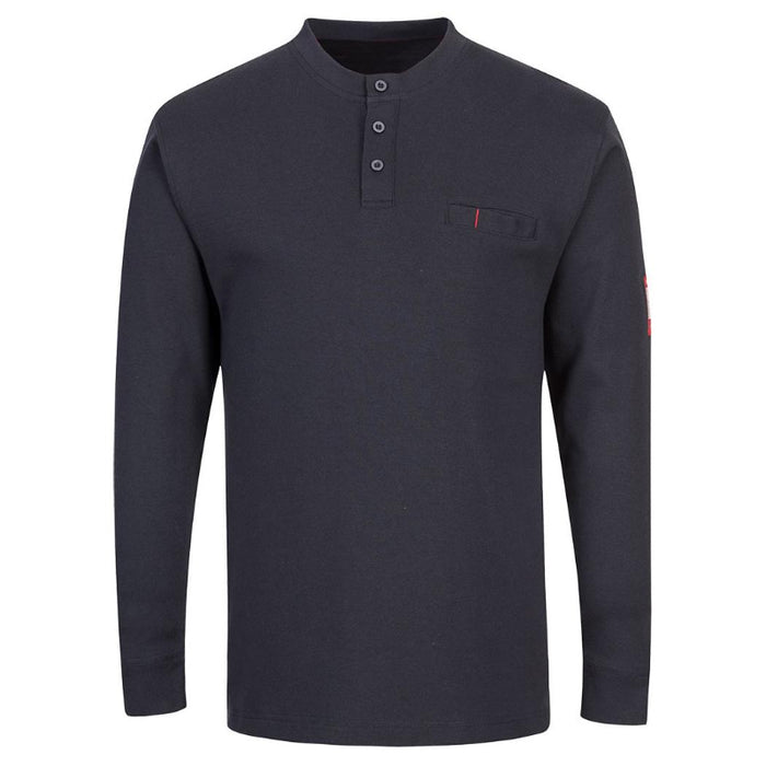 PORTWEST® Fire Resistant Anti-static Henley Long Sleeve Shirt - FR32