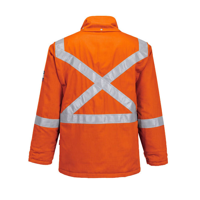 Portwest® BIZFLAME® 88/12 HI-VIS INSULATED FR WINTER Safety PARKA - Orange – FR621