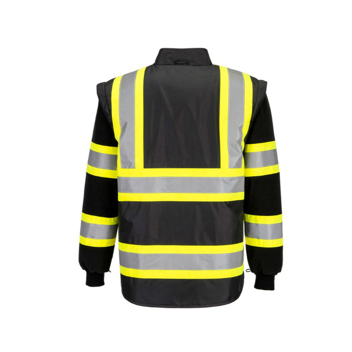 Portwest® Hi Vis Lona 5-in-1 Traffic Safety Jacket - Black - CB768