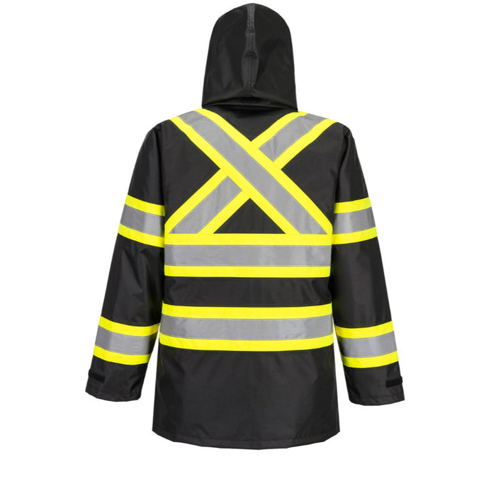 Portwest® Hi Vis Lona 5-in-1 Traffic Safety Jacket - Black - CB768
