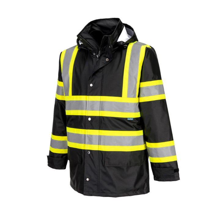 Portwest® Hi Vis Lona 5-in-1 Traffic Safety Jacket - Black - CB768
