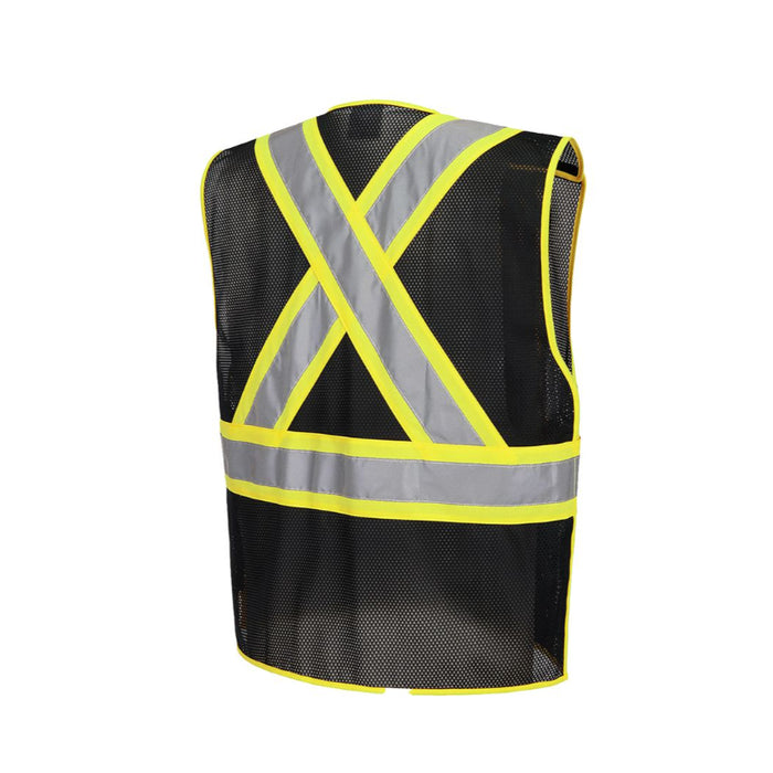 Portwest® Hi Vis Lona Expandable Safety Vest - Black - CB393