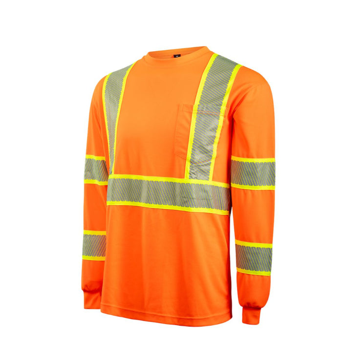 Portwest® Hi Vis Segmented Tape Safety Long Sleeve T-Shirt L/S - CA113