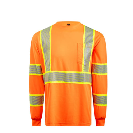 Portwest® Hi Vis Segmented Tape Safety Long Sleeve T-Shirt L/S - CA113