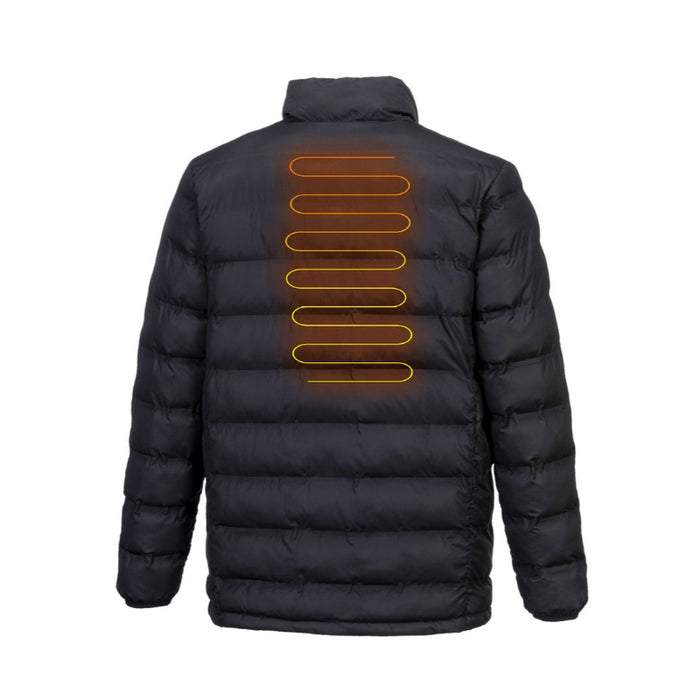 Portwest® Ultrasonic Heated Tunnel Jacket - Black - S547