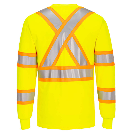 Portwest® Hi-Vis X Back Contrast Tape T-Shirt - ANSI Class 3 - CA111