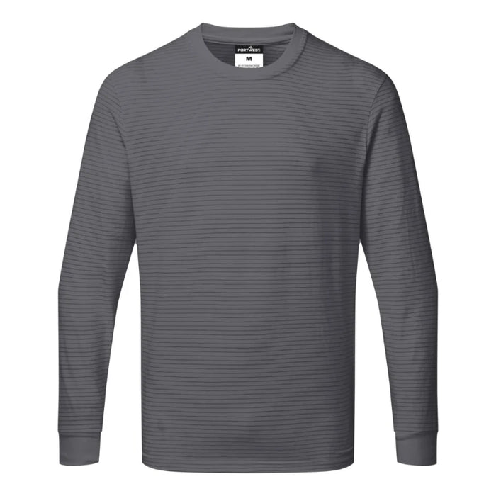 Portwest® Anti-Static ESD Long Sleeve T-Shirt - AS22