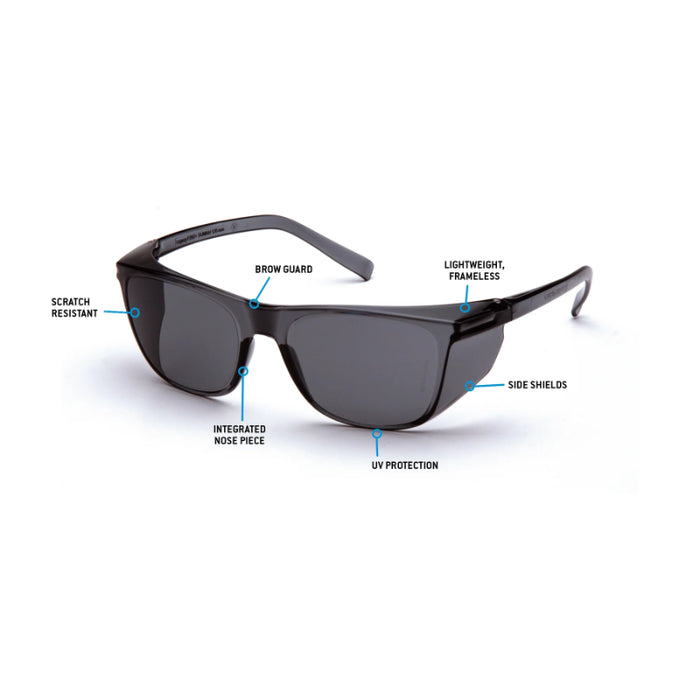 Pyramex® Legacy Lightweight Frameless CSA Safety Glasses with UV protection - S109