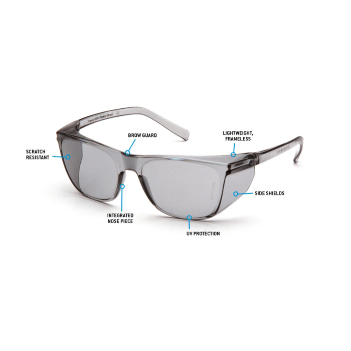Pyramex® Legacy Lightweight Frameless CSA Safety Glasses with UV protection - S109