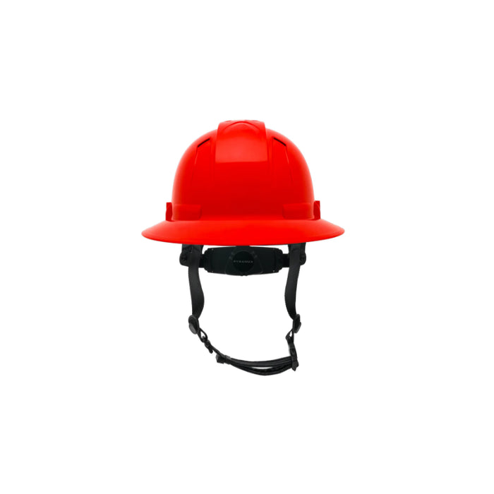 Pyramex® Ridgeline T2 Full Brim Hard Hat - 6-Point Ratchet Suspension - Vented -  HPT256