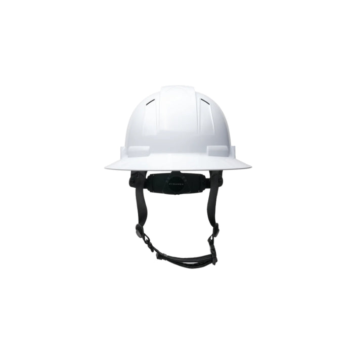 Pyramex® Ridgeline T2 Full Brim Hard Hat - 6-Point Ratchet Suspension - Vented -  HPT256