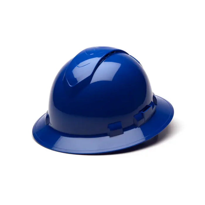 Pyramex® Ridgeline Full Brim Hard Hat - Vented - 4-Point Ratchet Suspension - HP541V