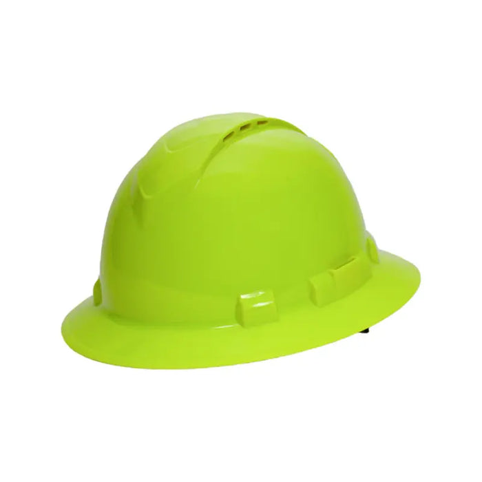 Pyramex® Ridgeline Full Brim Hard Hat - Vented - 4-Point Ratchet Suspension - HP541V