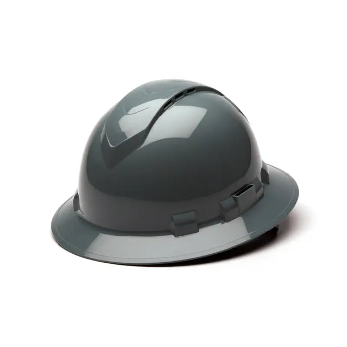 Pyramex® Ridgeline Full Brim Hard Hat - Vented - 4-Point Ratchet Suspension - HP541V