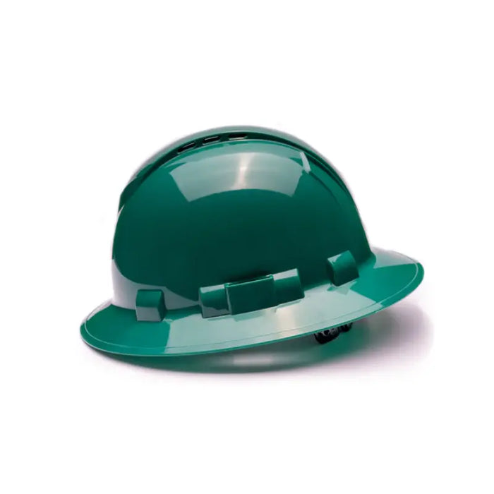 Pyramex® Ridgeline Full Brim Hard Hat - Vented - 4-Point Ratchet Suspension - HP541V