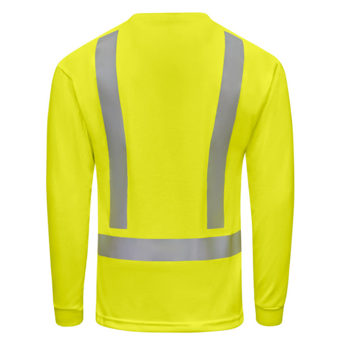 Red Kap® Hi-Visibility Long Sleeve Performance Core Tee - SK17
