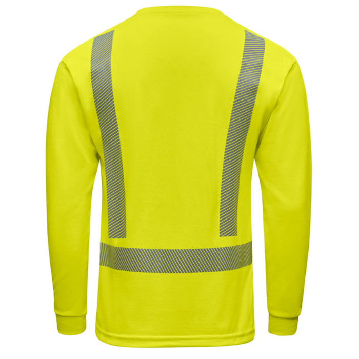 Red Kap® Hi-Visibility Long Sleeve Performance Core Tee - SK29