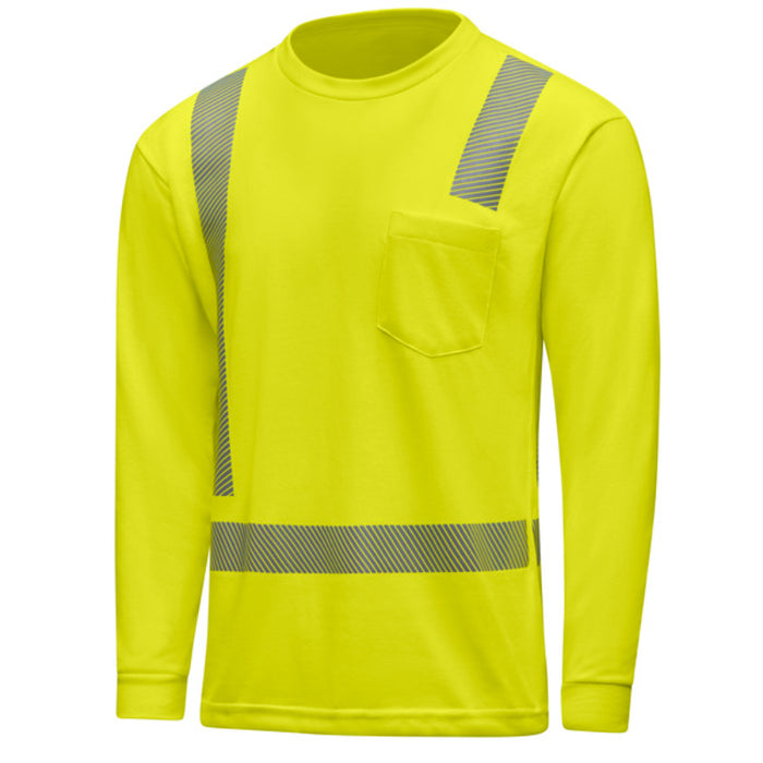 Red Kap® Hi-Visibility Long Sleeve Performance Core Tee - SK29