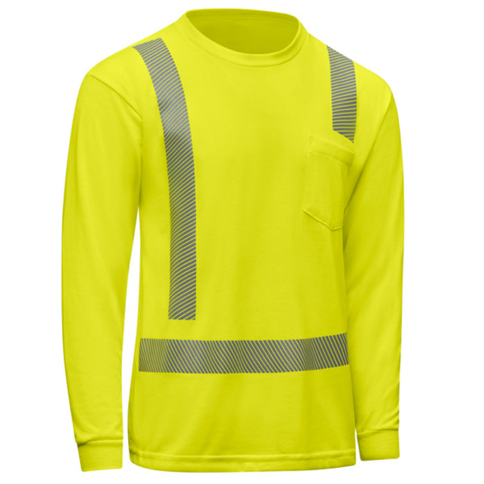 Red Kap® Hi-Visibility Long Sleeve Performance Core Tee - SK29