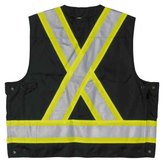 Tough Duck® Surveyor Safety Vest - X-Back - ANSI Class 2 - S313