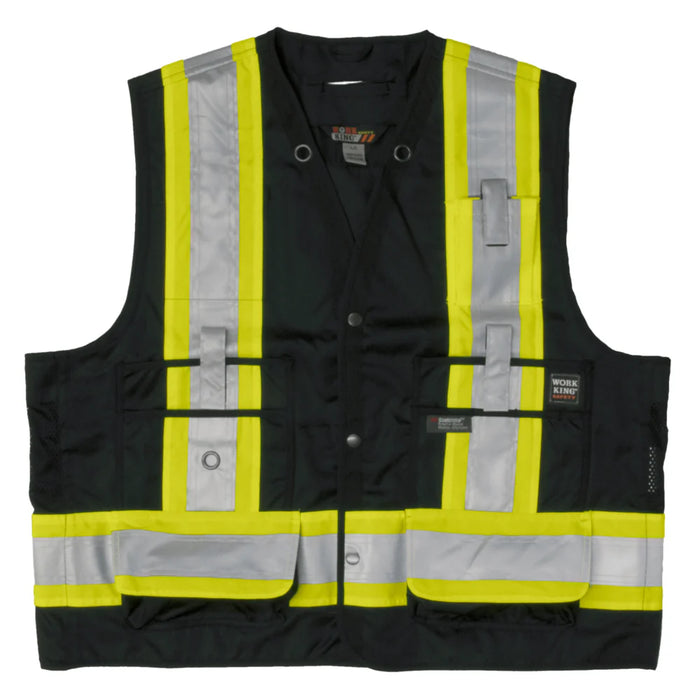 Tough Duck® Surveyor Safety Vest - X-Back - ANSI Class 2 - S313