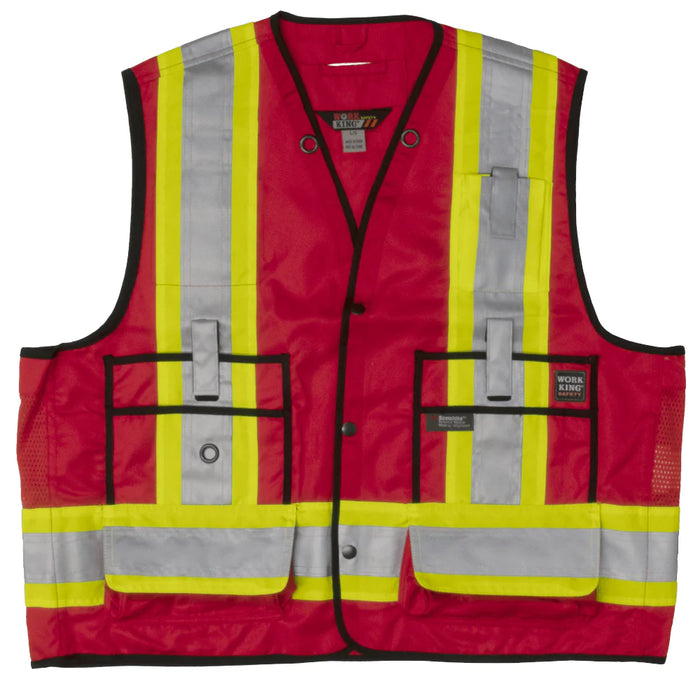 Tough Duck® Surveyor Safety Vest - X-Back - ANSI Class 2 - S313