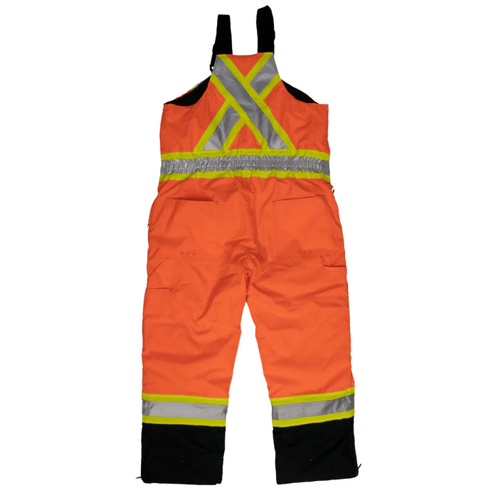 Tough Duck® Hi Vis Insulated Ripstop Safety Overall - X-Back - S876