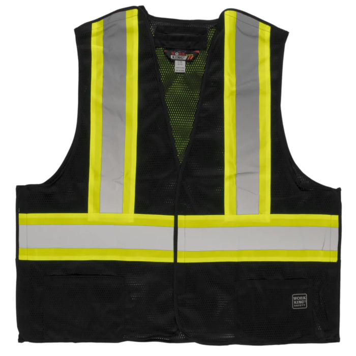 Tough Duck® 5-Point Tearaway Safety Vest - X-Back - ANSI Class 2 - S9I0