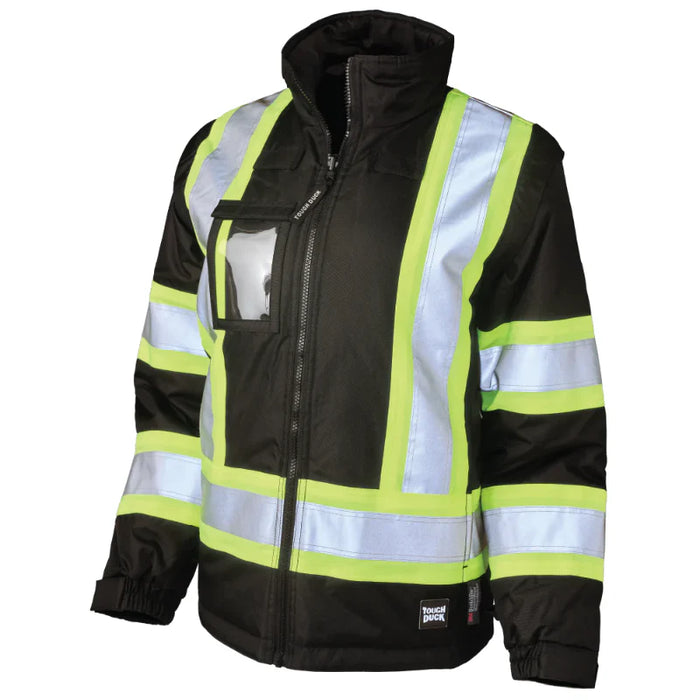 Tough Duck® - Women's Poly Oxford 5-In-1 Safety Jacket - SJ46