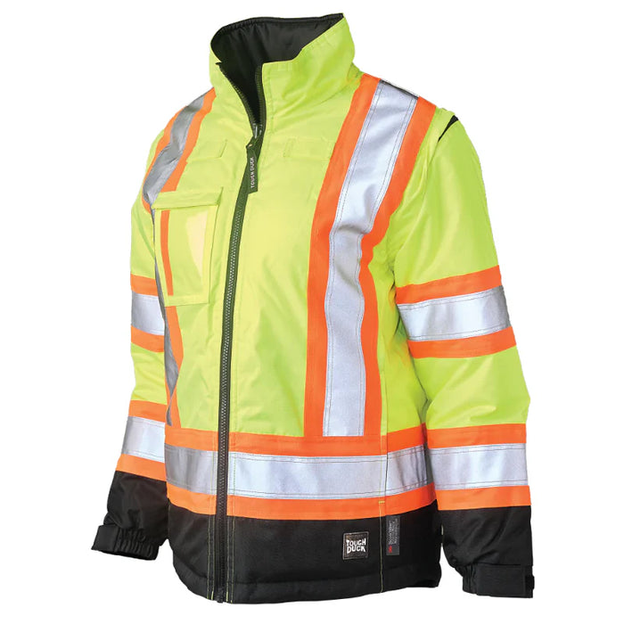 Tough Duck® - Women's Poly Oxford 5-In-1 Safety Jacket - SJ46