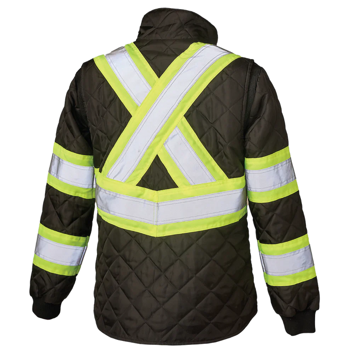 Tough Duck® Women's Quilted Safety Freezer Jacket - SJ47