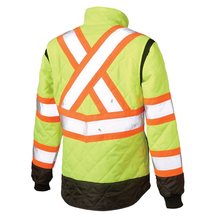 Tough Duck® Women's Quilted Safety Freezer Jacket - SJ47