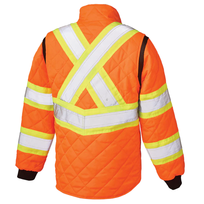 Tough Duck® Women's Quilted Safety Freezer Jacket - SJ47