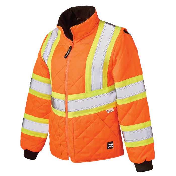 Tough Duck® Women's Quilted Safety Freezer Jacket - SJ47