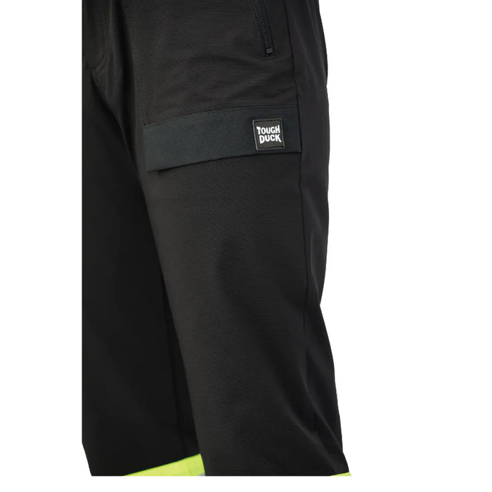 Tough Duck® Comfort Fit Free Stretch Safety Jogger - Black - SP10