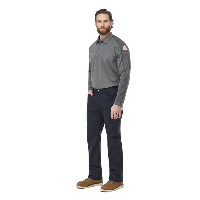 Bulwark® Lightweight Stretch Fabric Men's Flex Knit Polo CAT 2 -  STP2