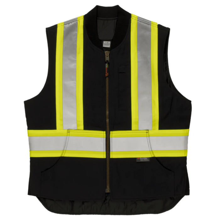 Tough Duck® Duck Cotton Insulated Winter Safety Vest - X-Back - SV06