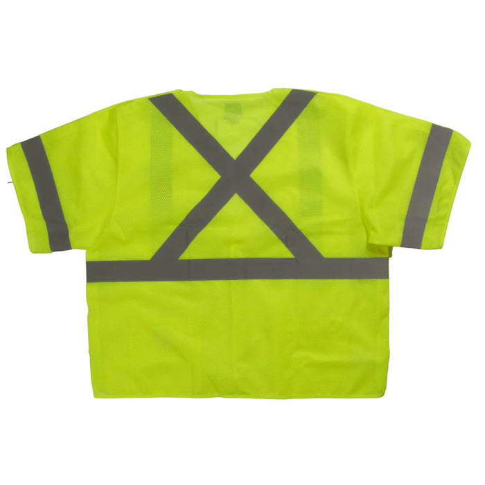 Tough Duck® Hi Vis Sleeved Safety Vest - X-Back - ANSI Class 3 - SV07