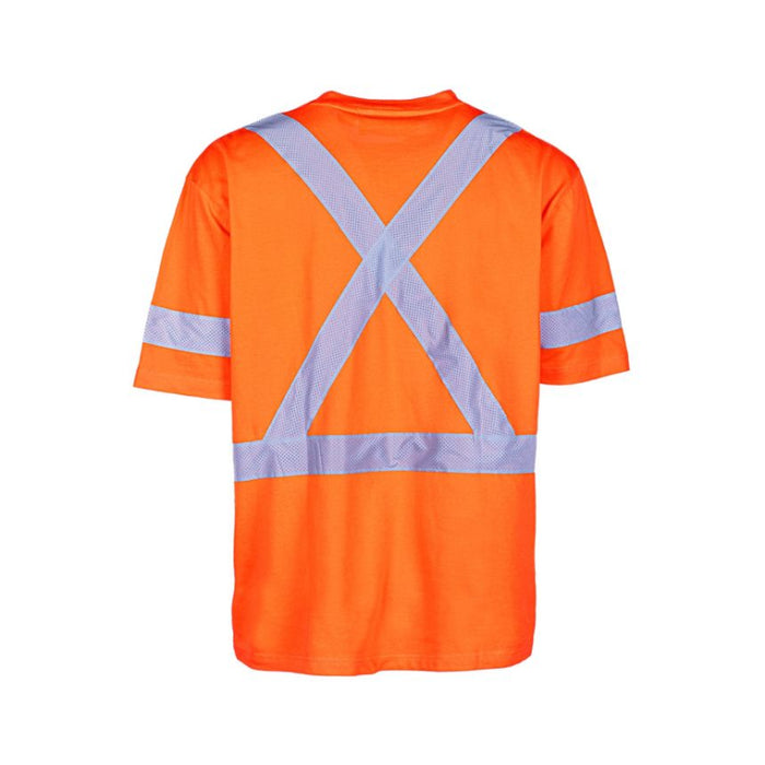 Terra® Hi-Vis Short Sleeve Safety T-shirt - 116635OR
