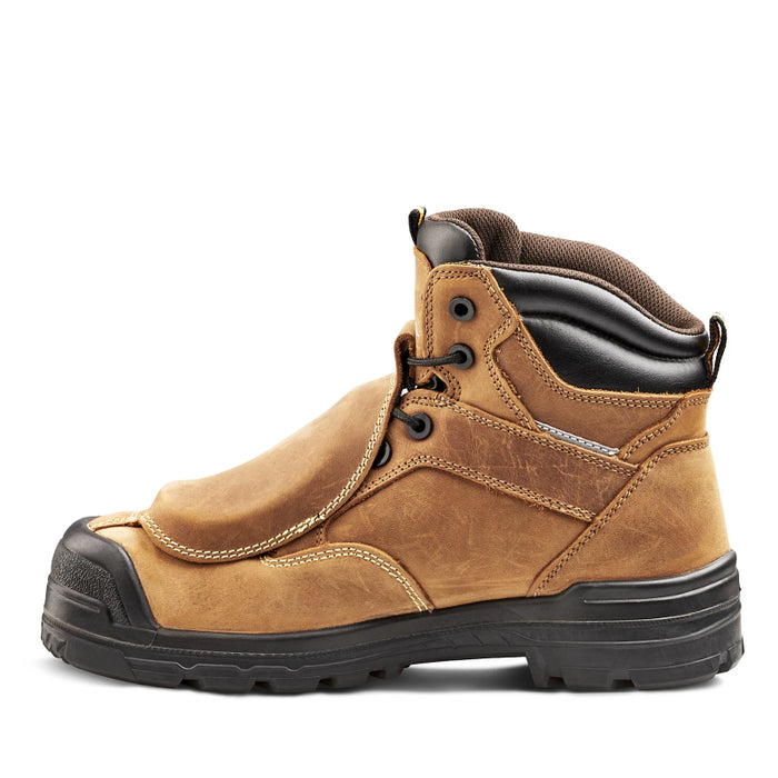 Terra® Men's Barricade 6" Composite Toe Safety Work Boot with External Met Guard - Brown - 3057BN