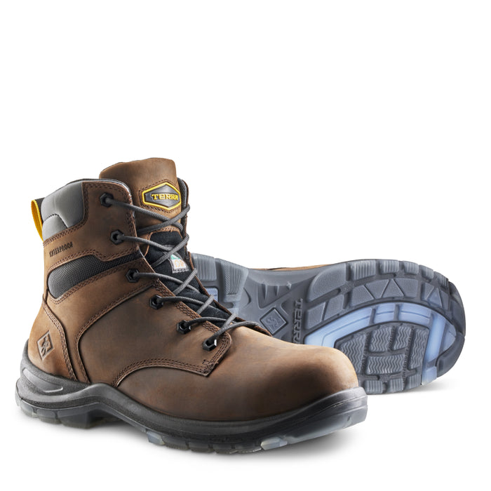 Terra® Men's Byrne 6" Waterproof Composite Toe Safety Work Boot - 839B