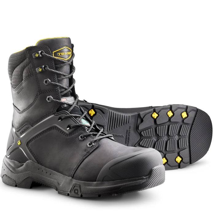 Terra® Men's Carbine 8" Waterproof Composite Toe Safety Work Boot - 4TCR