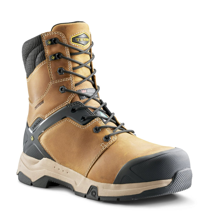 Terra® Men's Carbine 8" Waterproof Composite Toe Safety Work Boot - 4TCR
