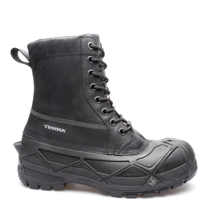 Terra® Men's Crossbeam Composite Toe Winter Safety Work Boot - Black - 4NQUBK