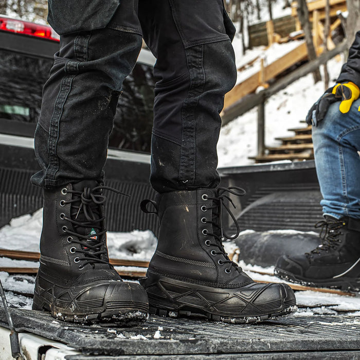 Terra® Men's Crossbeam Composite Toe Winter Safety Work Boot - Black - 4NQUBK