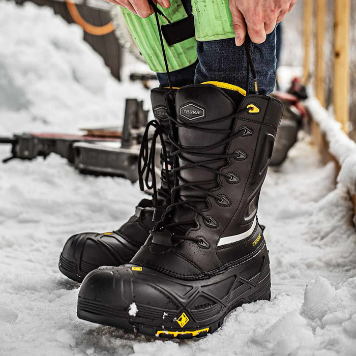 Terra® Men's Crossbow Composite Toe Winter Safety Work Boot - Black - R5605B